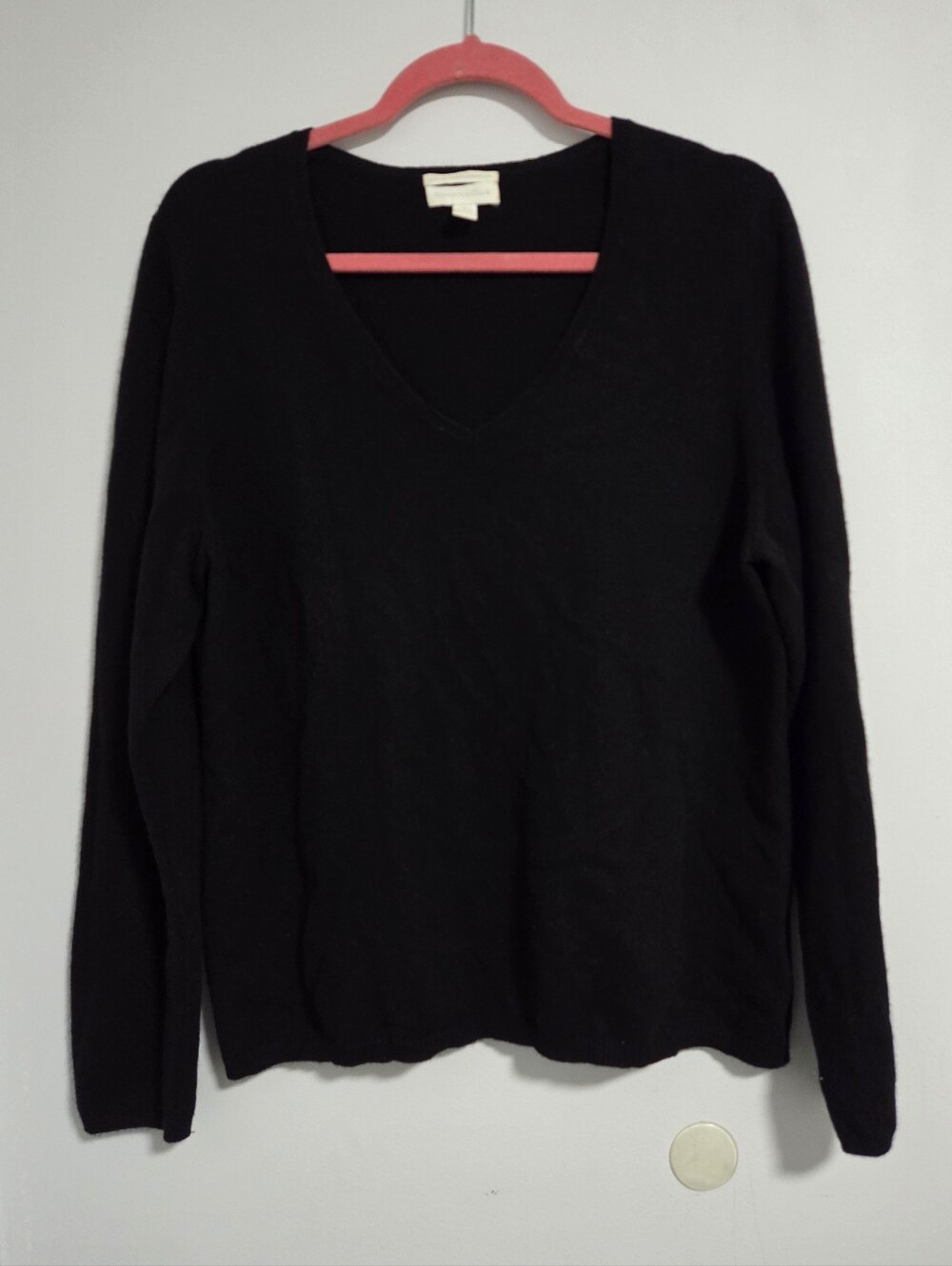 Charter Club 100% Cashmere V-Neck Pullover Sweater